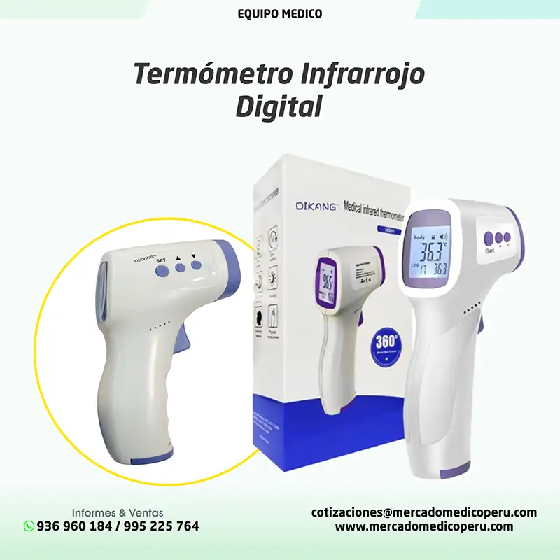 Termómetro Infrarrojo Digital