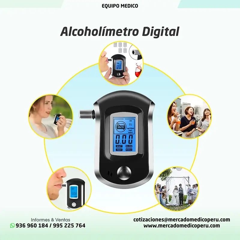 Alcoholímetro Digital