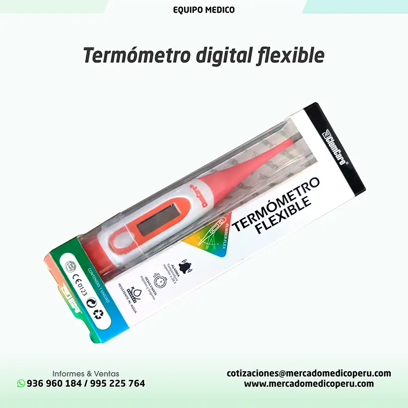 Termómetro digital flexible