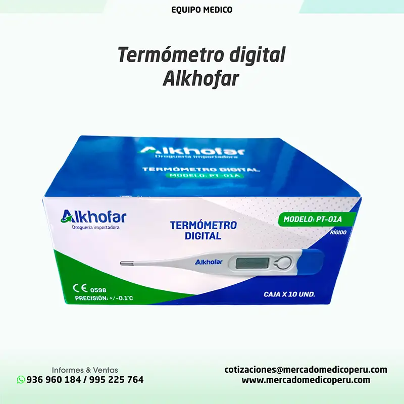 Termómetro digital Alkhofar