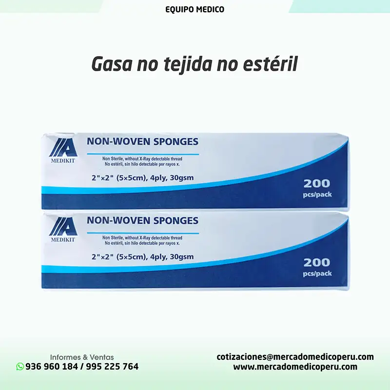 Gasa no tejida no estéril