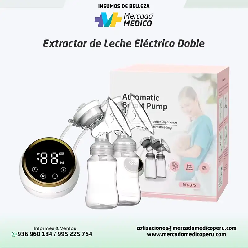 Extractor de Leche Eléctrico Doble