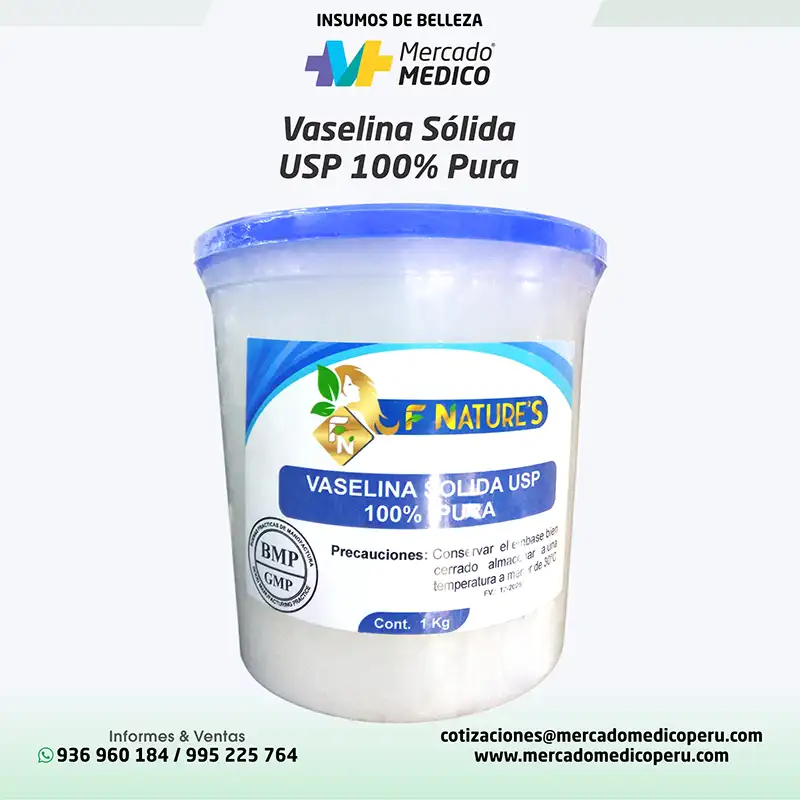 Vaselina Sólida USP 100% Pura