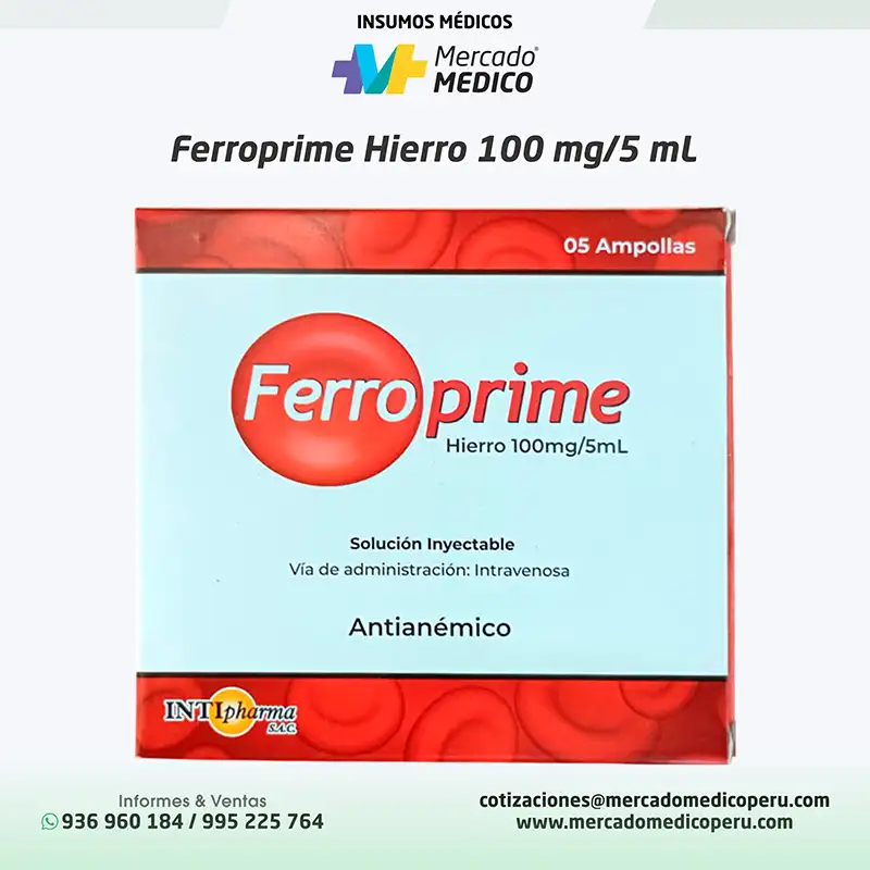 Ferroprime Hierro 100 mg/5 mL