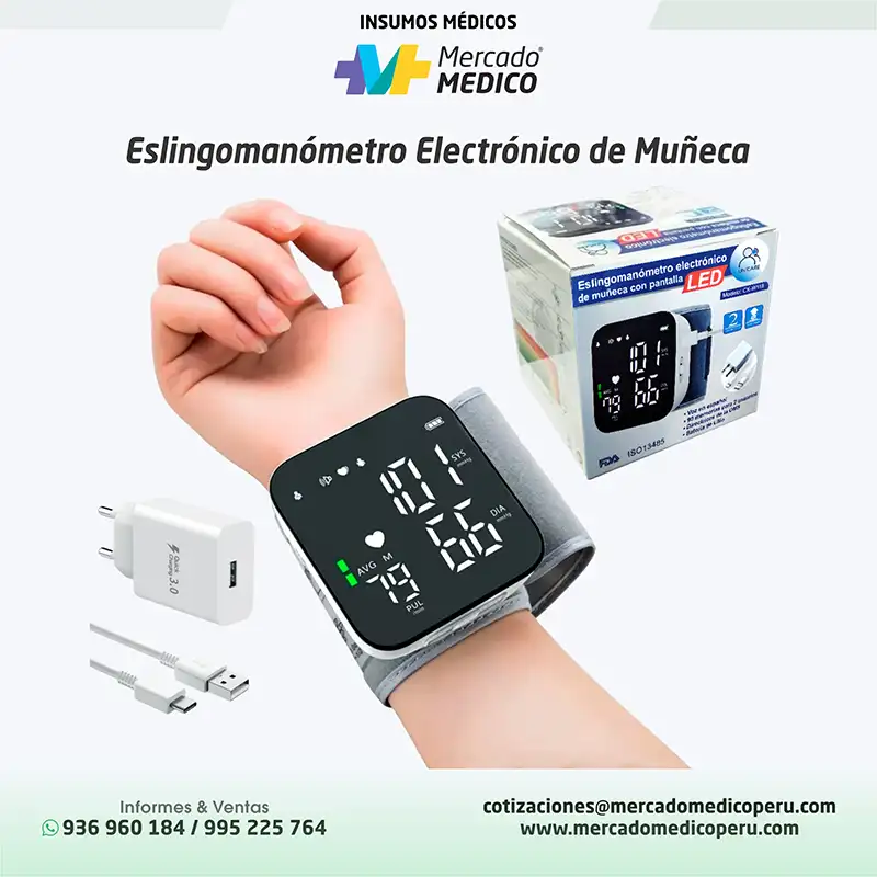 Eslingomanómetro Electrónico de Muñeca