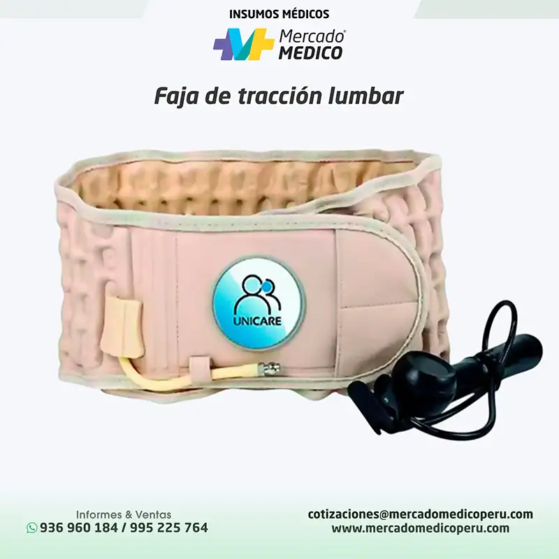 Faja de tracción lumbar