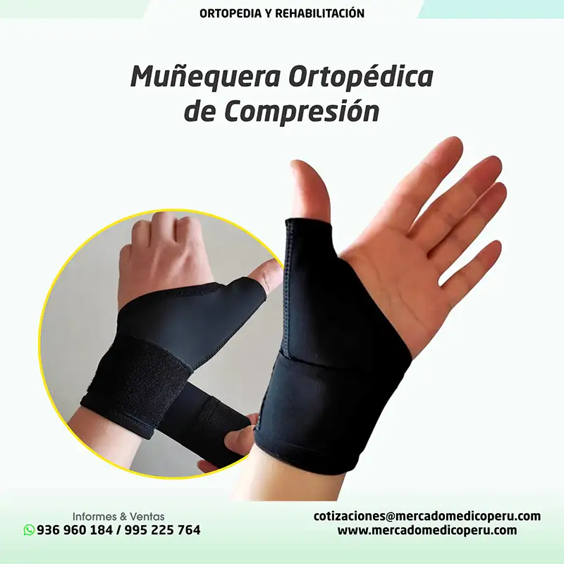 Muñequera Ortopédica de Compresión